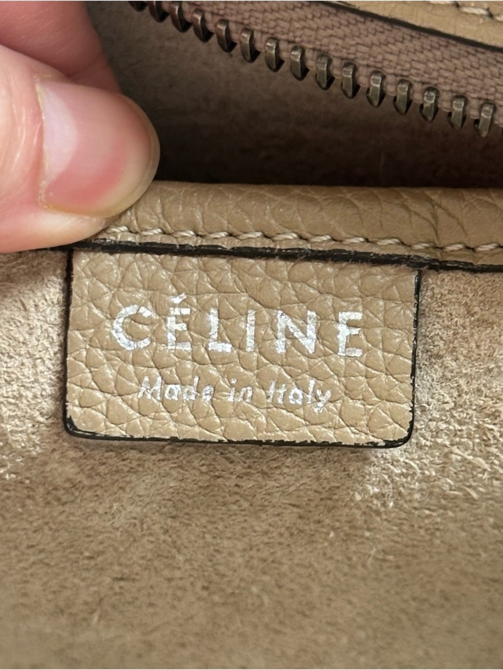 Celine Mini Luggage Tote in Beige Taupe - Picture 8 of 16